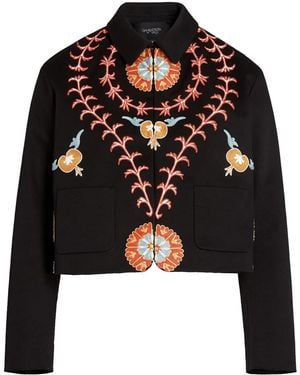 Giambattista Valli Veste Silk Road - Noir