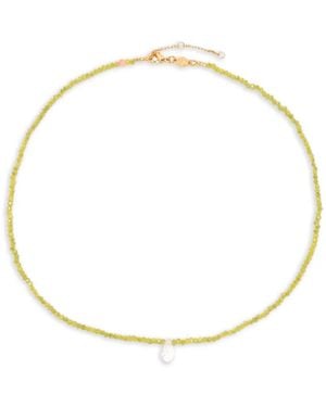 Anni Lu Collana Con Pendente Di Perline - Metallizzato