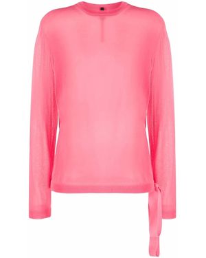 Sara Lanzi Crew-Neck Jumper - Pink