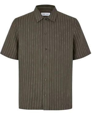 Samsøe & Samsøe Chemise Saavan À Rayures - Grey