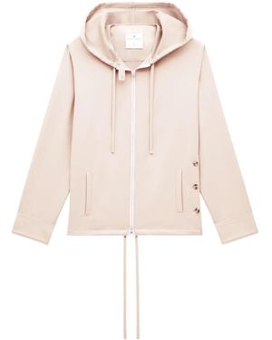 Courreges フーデッド ジップジャケット - ホワイト