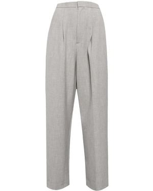 Enfold Straight Trousers - Grey