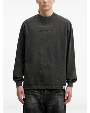 Neighborhood LS-1 Distorted Logo ロンT Neighborhood Ls-1 Distorted Logo Long Sleeve T-Shirt in White for