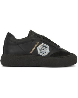 Philipp Plein Retro Hustle Sneakers - Schwarz