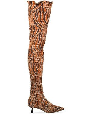 AMY CROOKES Victorine Stiefel 60Mm - Braun