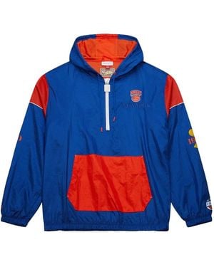 Mitchell & Ness X Nba New York Knicks Windbreaker - Blue