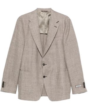 Canali Button-Fastening Blaser - Grey