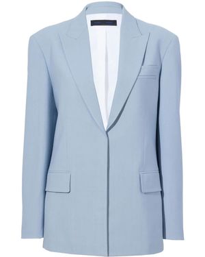 Proenza Schouler Devon ピークドラペル ジャケット - ブルー