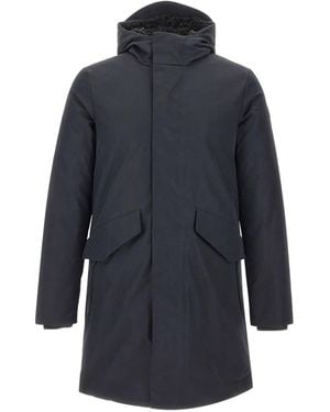 Save The Duck Will21 Raymond Drawstring Hood Parka - Blue