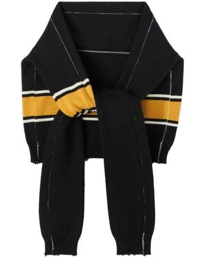Ambush Knitted Jumper-Style Shawl - Black