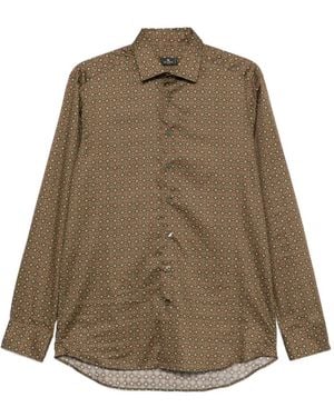 Etro Chemise À Imprimé Géométrique - Natural