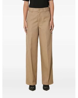 Carhartt Logo-Patch Pants - Natural
