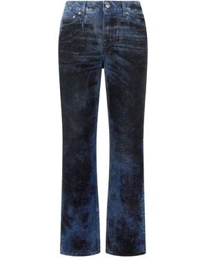 Roberto Cavalli Contrast-Faded Jeans - Blue
