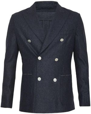 Tonello Doppelreihiger Blazer - Blau