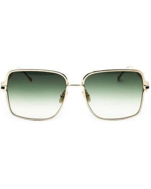 Ferragamo Square-Frame Sunglasses - Green