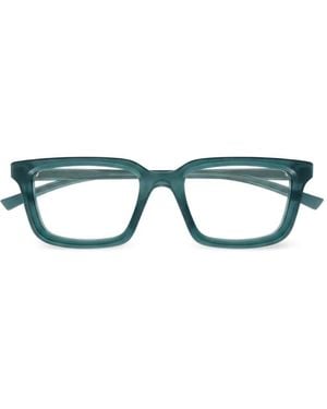 Gucci Eckige Gg Brille - Blau