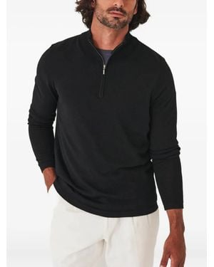 Patrick Assaraf Jersey con cremallera - Negro