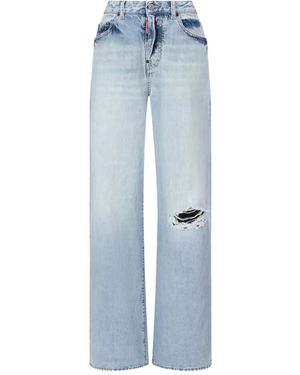 DSquared² Ripped-detail Jeans - ブルー