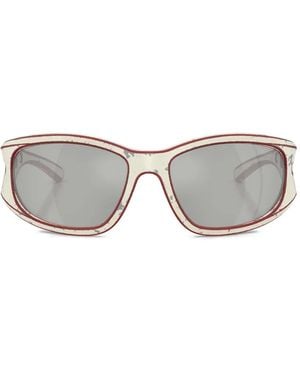 DIESEL Gafas De Sol Con Montura Geométrica - Gris