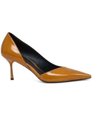 Christopher Esber Max Patent Leather Court Shoes - White
