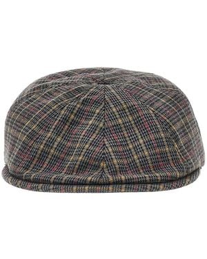 Kangol Pattern Flexfit Newsboy Cap - Grey