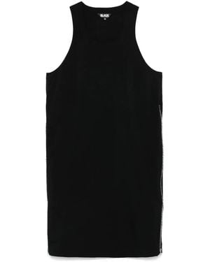 COMME DES GARÇON BLACK Midikleid mit Reißverschlüssen - Schwarz