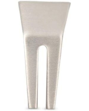 Rick Owens Boucle D'Oreille Open Trunk - White