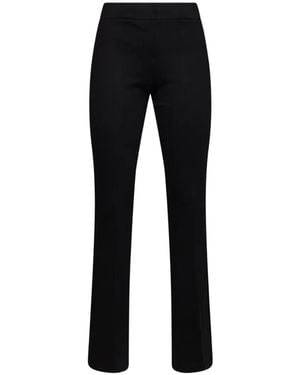 Blanca Vita High-Rise Flared Trousers - Black