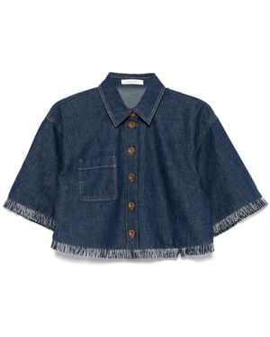 Zimmermann Cotton Denim Shirt - Blue
