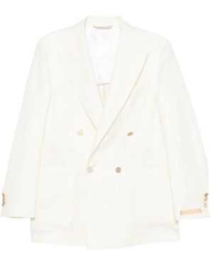 Briglia 1949 Blazer Con Solapas De Pico - Blanco