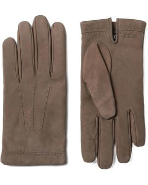 ZEGNA Leather Gloves - Brown