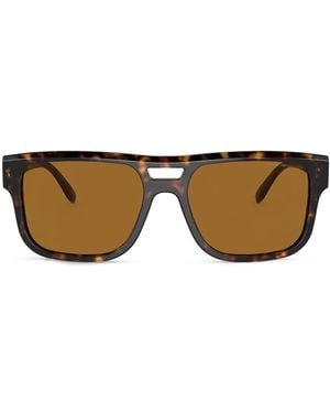 Emporio Armani Occhiali Da Sole Squadrati - Marrone