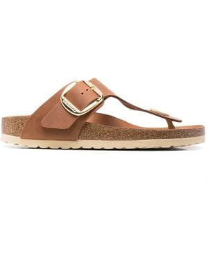 Birkenstock Gizeh T-Bar Sandals - Brown