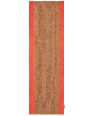 DIESEL Gerippter K-Lollo Schal Mit Streifen - Orange