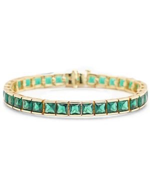 Izabel Display Pulsera Tennis Con Zirconia - Verde