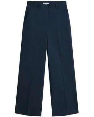Tommy Hilfiger Wide-Leg Trousers - Blue