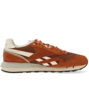 Reebok Classic Nylon 89 Lace-Up Trainers - Brown