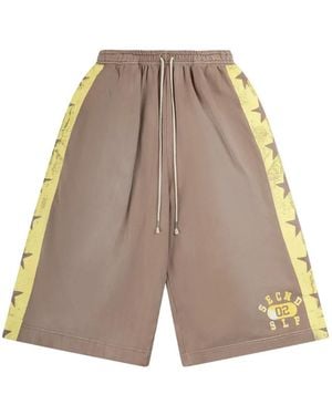 Secnd Slf Jumbo Practice Drawstring Shorts - Grey