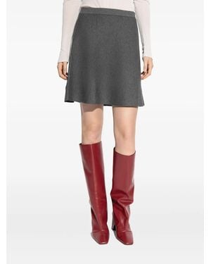 Samsøe & Samsøe Salula Ribbed Skirt - Grey