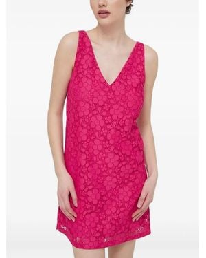 Desigual Floral Mini Dress - Pink