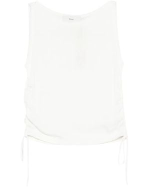 DUNST Drawstring Top - White