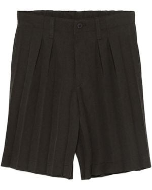 Homme Plissé Issey Miyake Pleated Shorts - Black