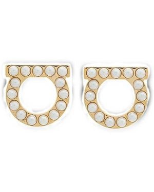 Ferragamo Gancini Earrings - Metallic