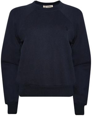 ÉTERNE Shrunken Sweatshirt mit Raglanärmeln - Blau