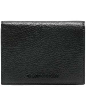Emporio Armani Leather Wallet - Black