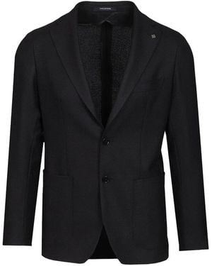 Tagliatore Montecarlo Wool Jacket - Black
