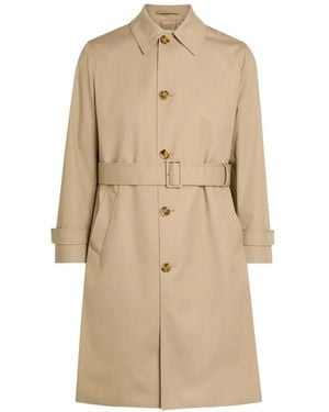 Lardini ベルテッド コート - ナチュラル