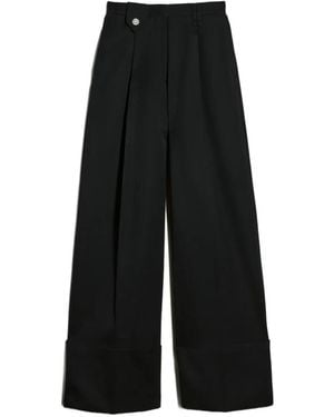 Simone Rocha Pantalon À Détails De Boutons - Black