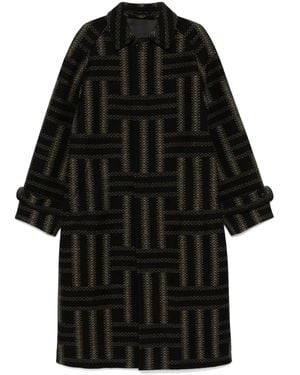 KENZO Weave Coat - Black