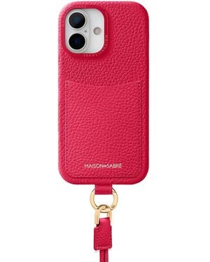 Maison De Sabre Sling Iphone 17 Case - Red